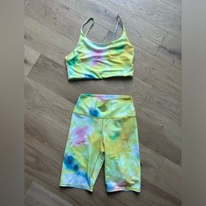 Alice + Olivia Tie Dye Loungewear Set